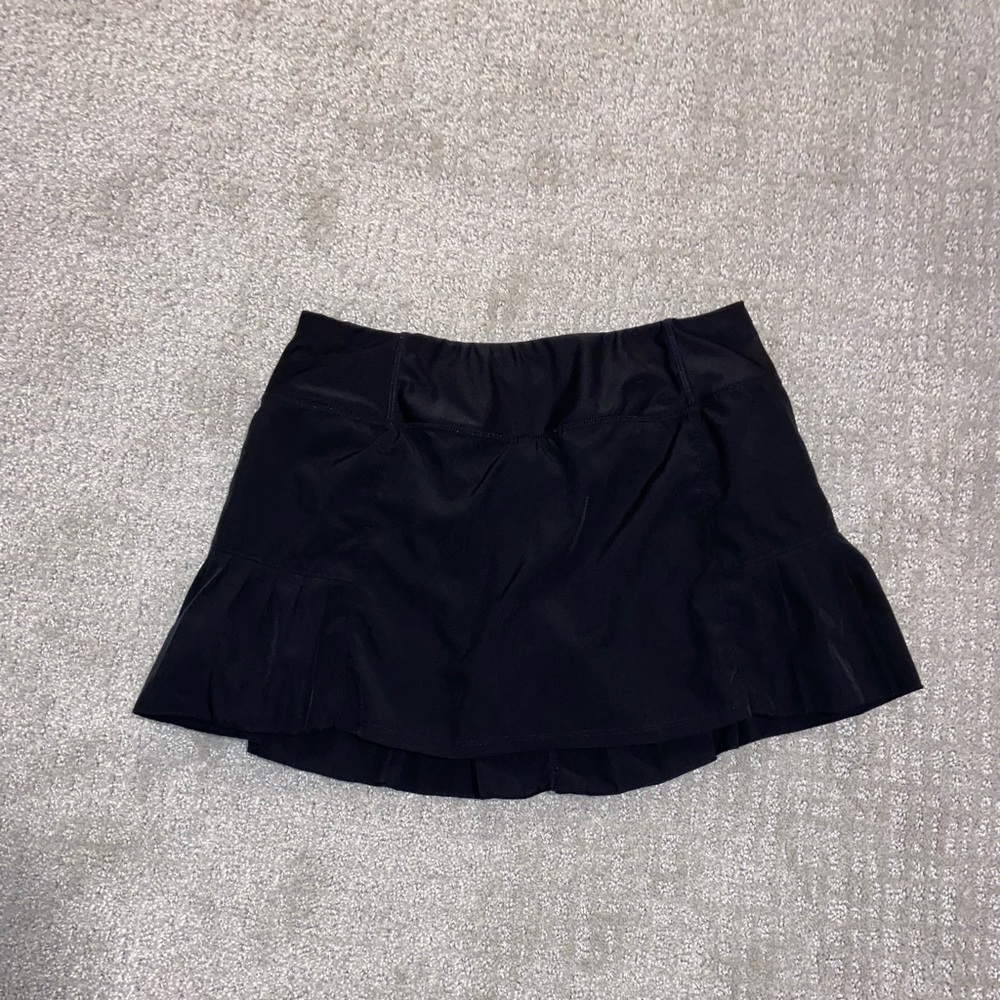 Black tennis skirt